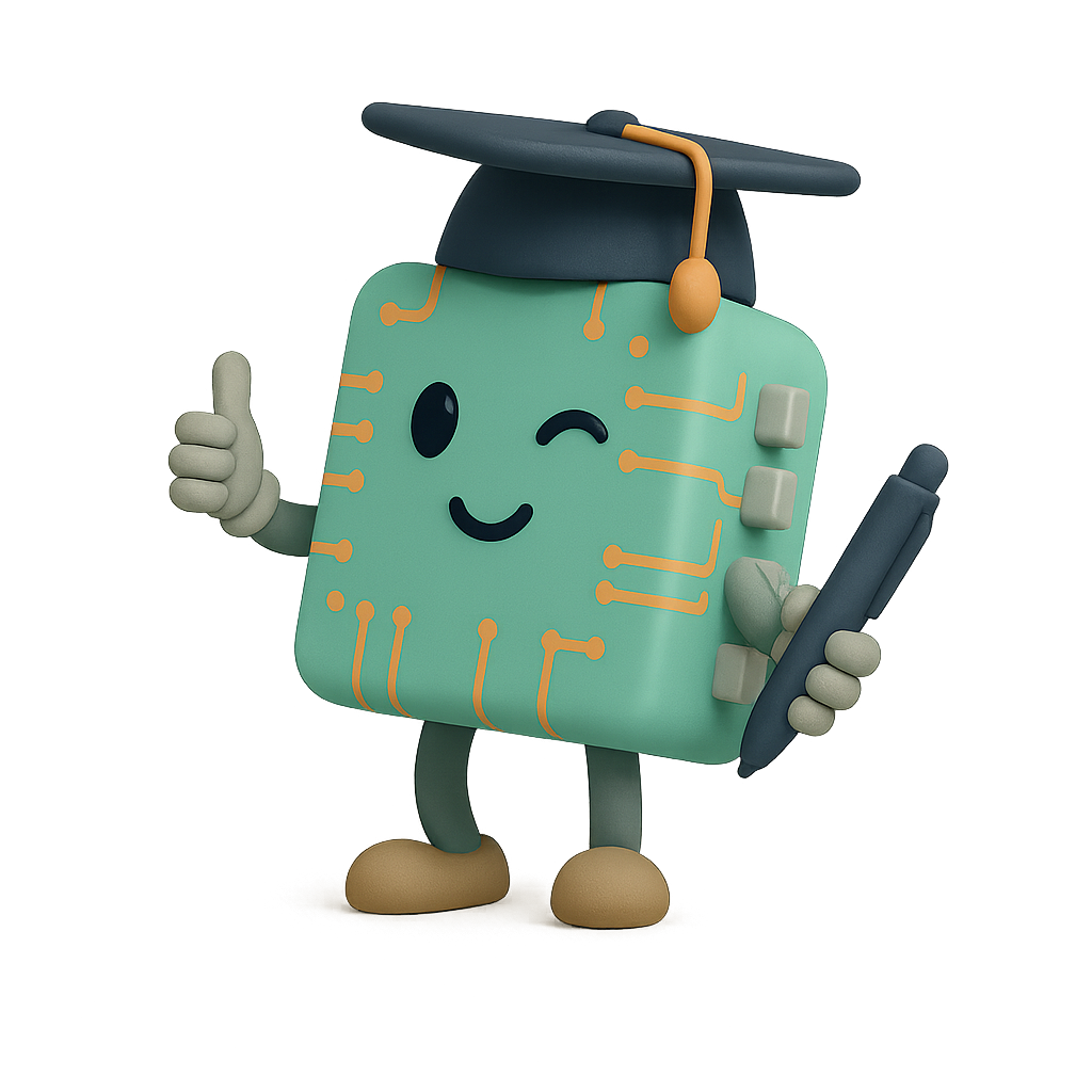 AI Report Writer mascot